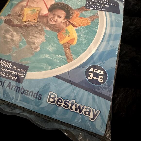 H2O Go! Inflatable Arm Bands Pineapple Kids Pool Summer NEW - Picture 3 of 4